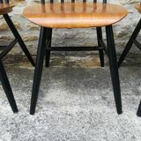 Suite de 6  chaises Fanett par Ilmari Tapiovaara années 50