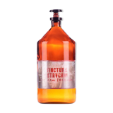 Brocante apothecary bottle 1 ltr with various prints