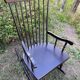 Rocking-chair scandinave noir