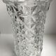 Faceted glass vase 60s