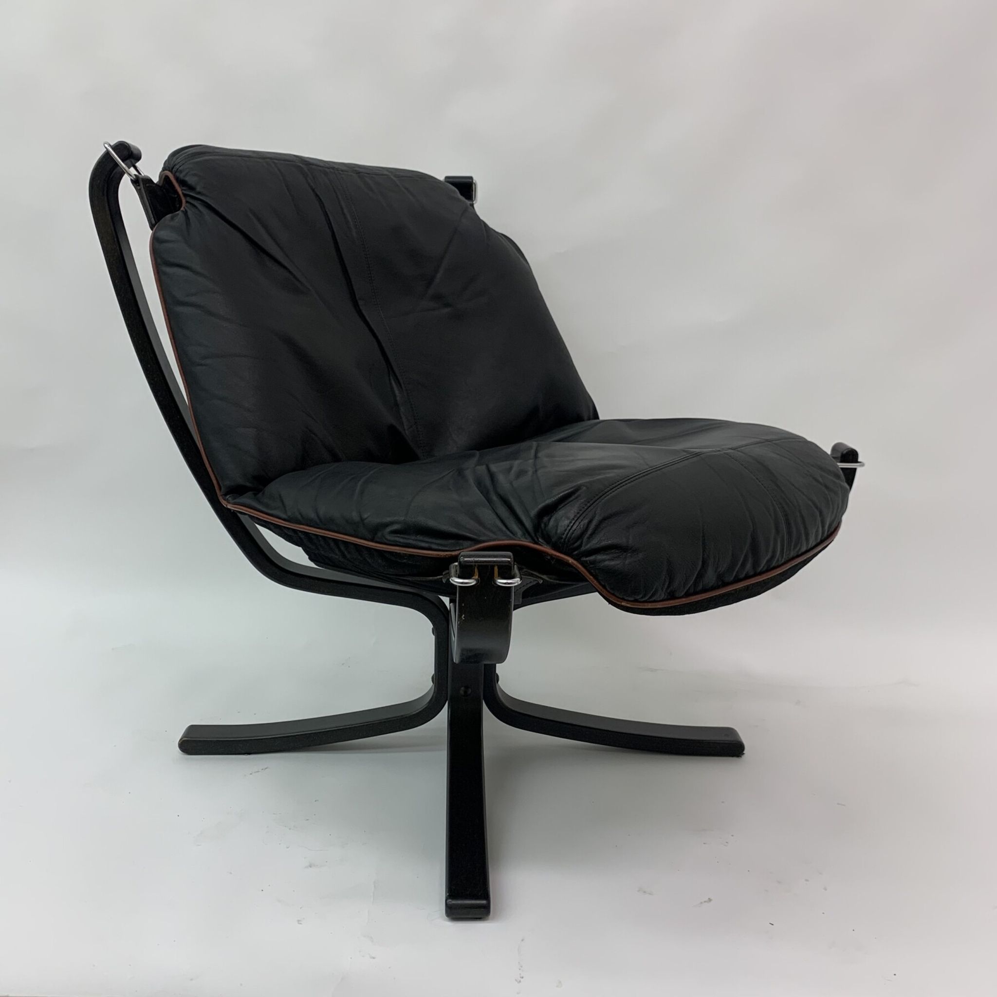 Falcon leather armchair by Sigurd Ressel for Vatne Møbler 1970s