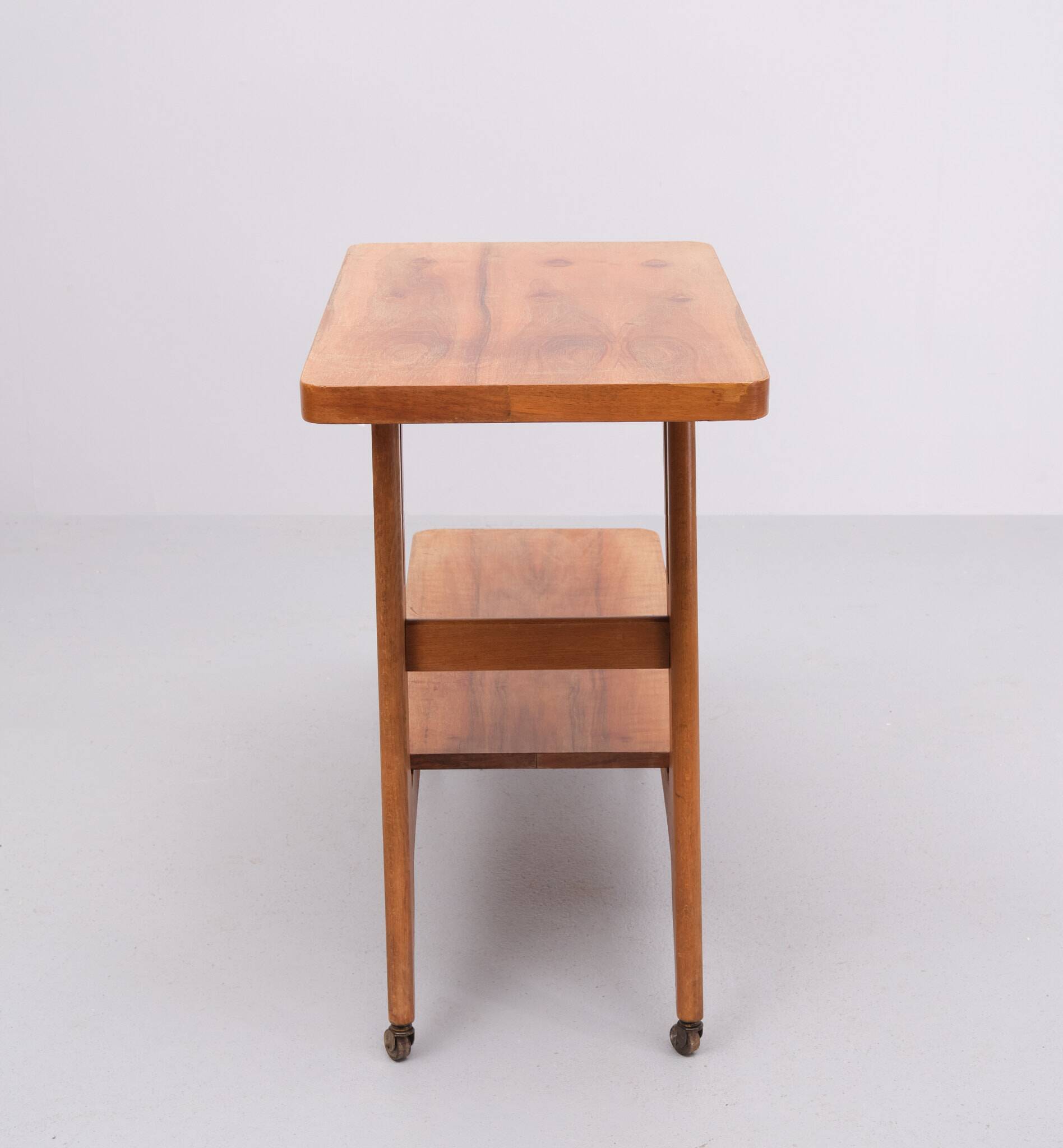 Two tier tray TV table 1950s Holland