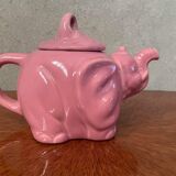 Pink vintage elephant teapot