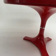 Red '4997' Dining Table by Gardella & Castelli for Kartell, Italy, 1970