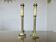 Pair of Empire bronze lamps