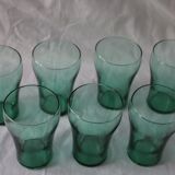 Lot of 7 vintage water glasses
