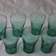 Lot de 7 verres  à eau vintage
