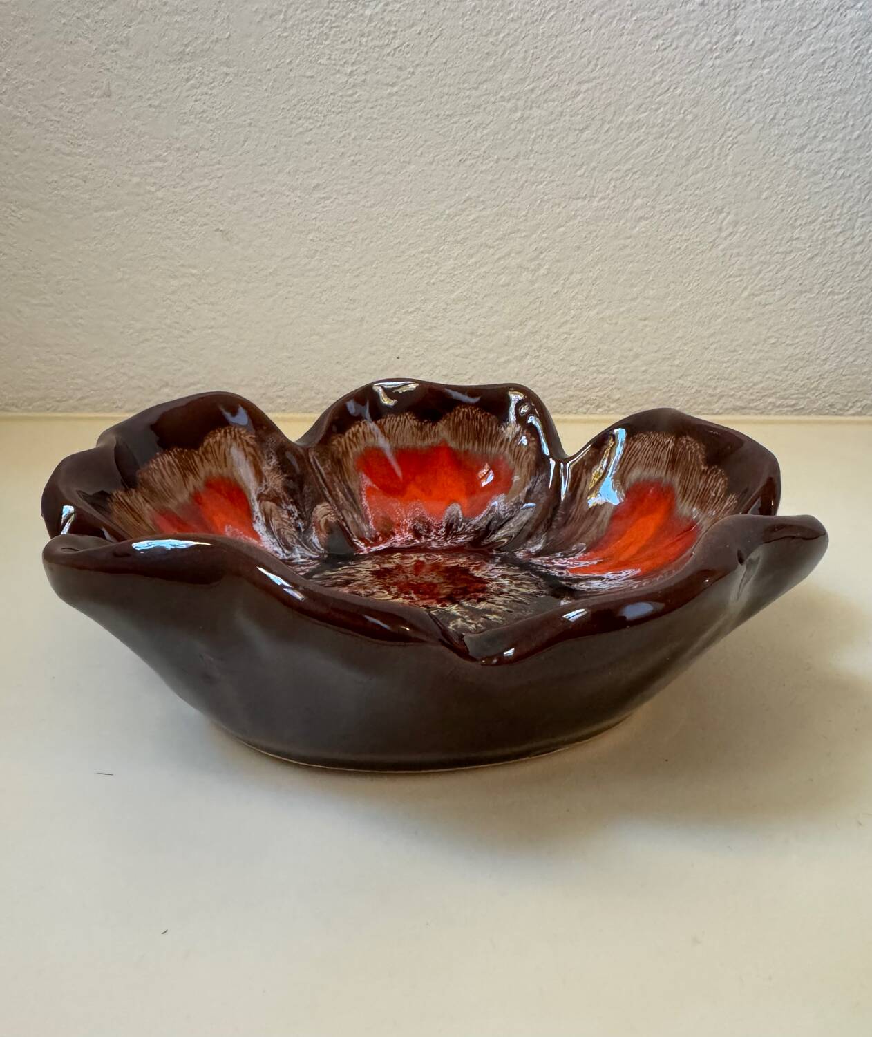 Vallauris ceramic flower emptier from the 60s