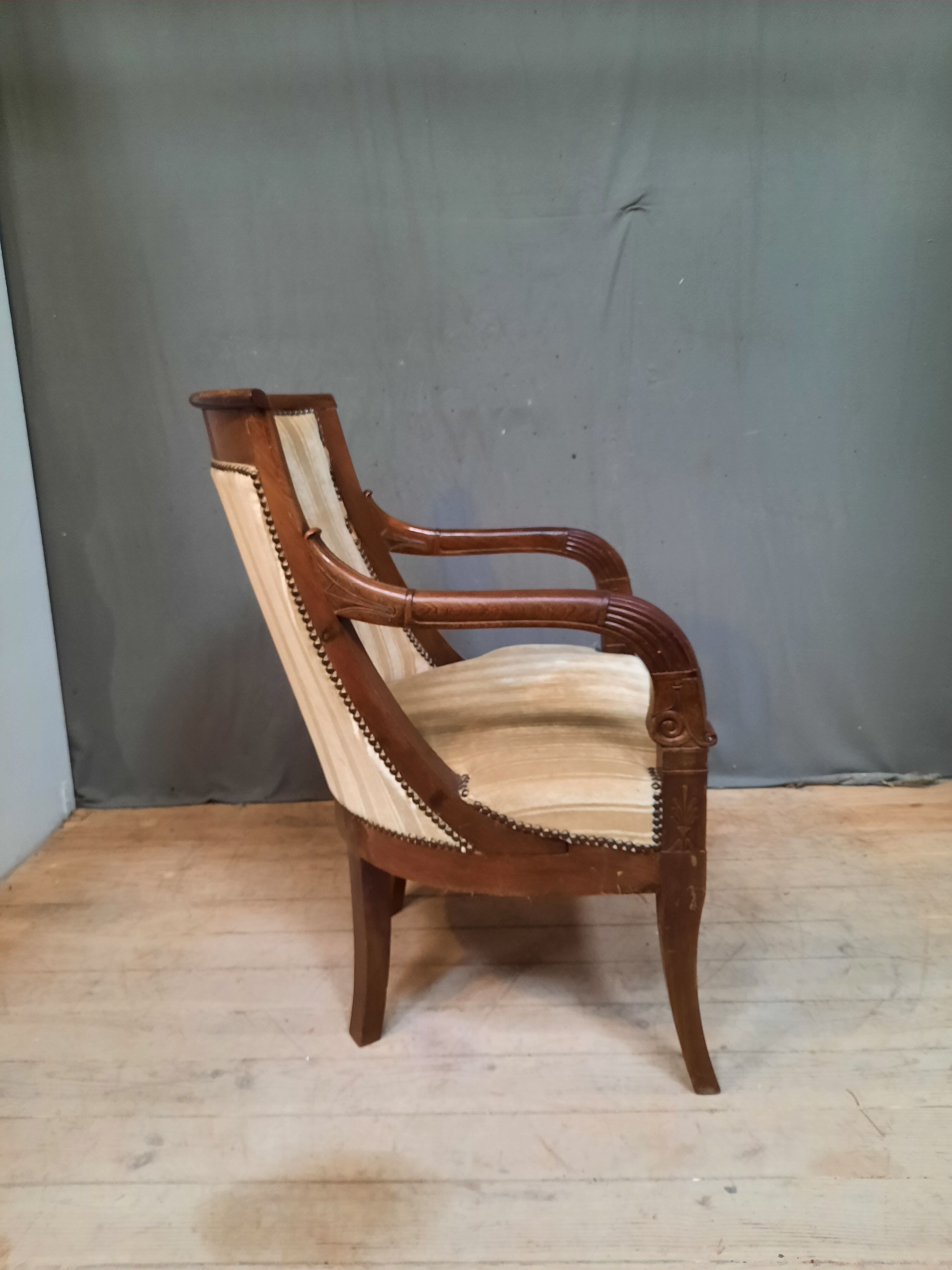 Fauteuil gondole empire
