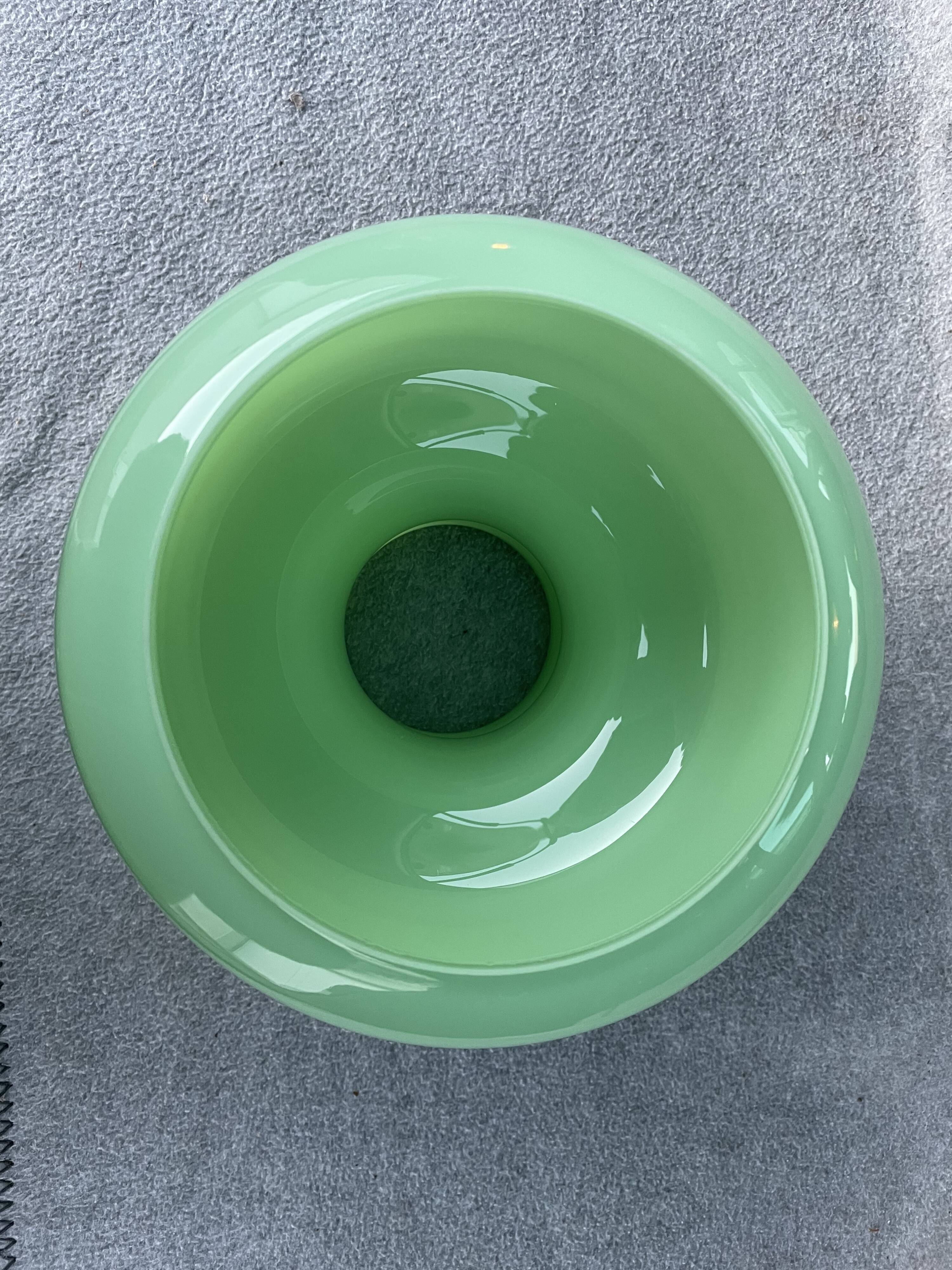 Opaline green globe mint 70s