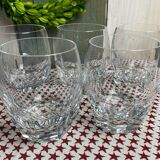 Set of 5 crystal cups