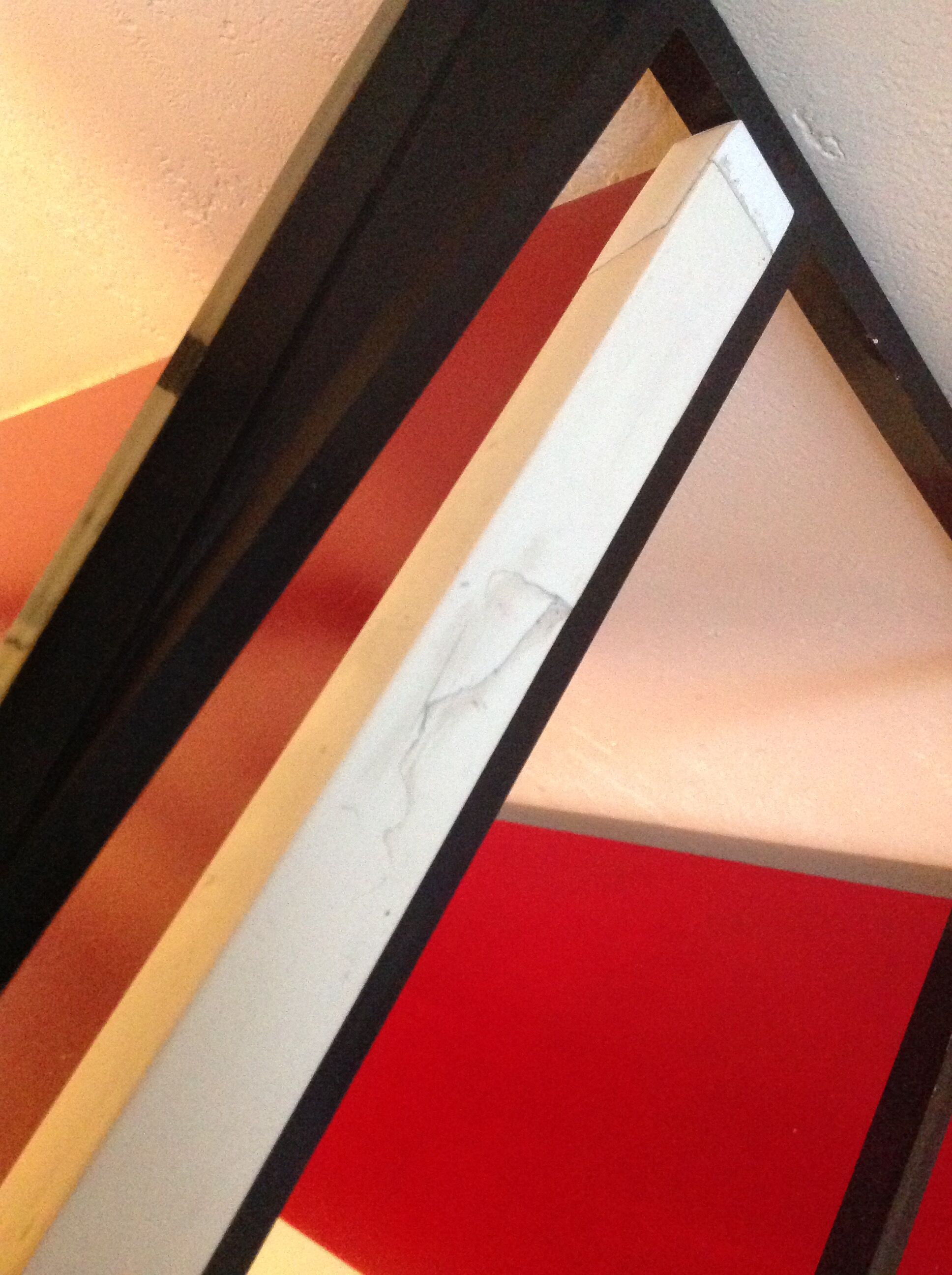 Carmine red wall flooring by Schubert Werk / vintage 60s-70s