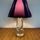 Petite lampe cristal Schneider années 50