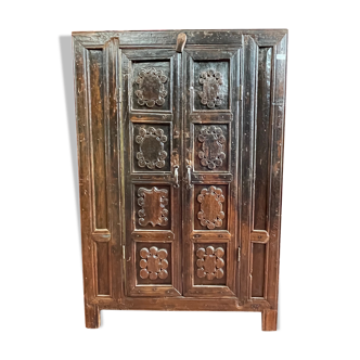 Armoire 2 portes du 19ème siècle Pakistan, Vallée de Swat ancienne