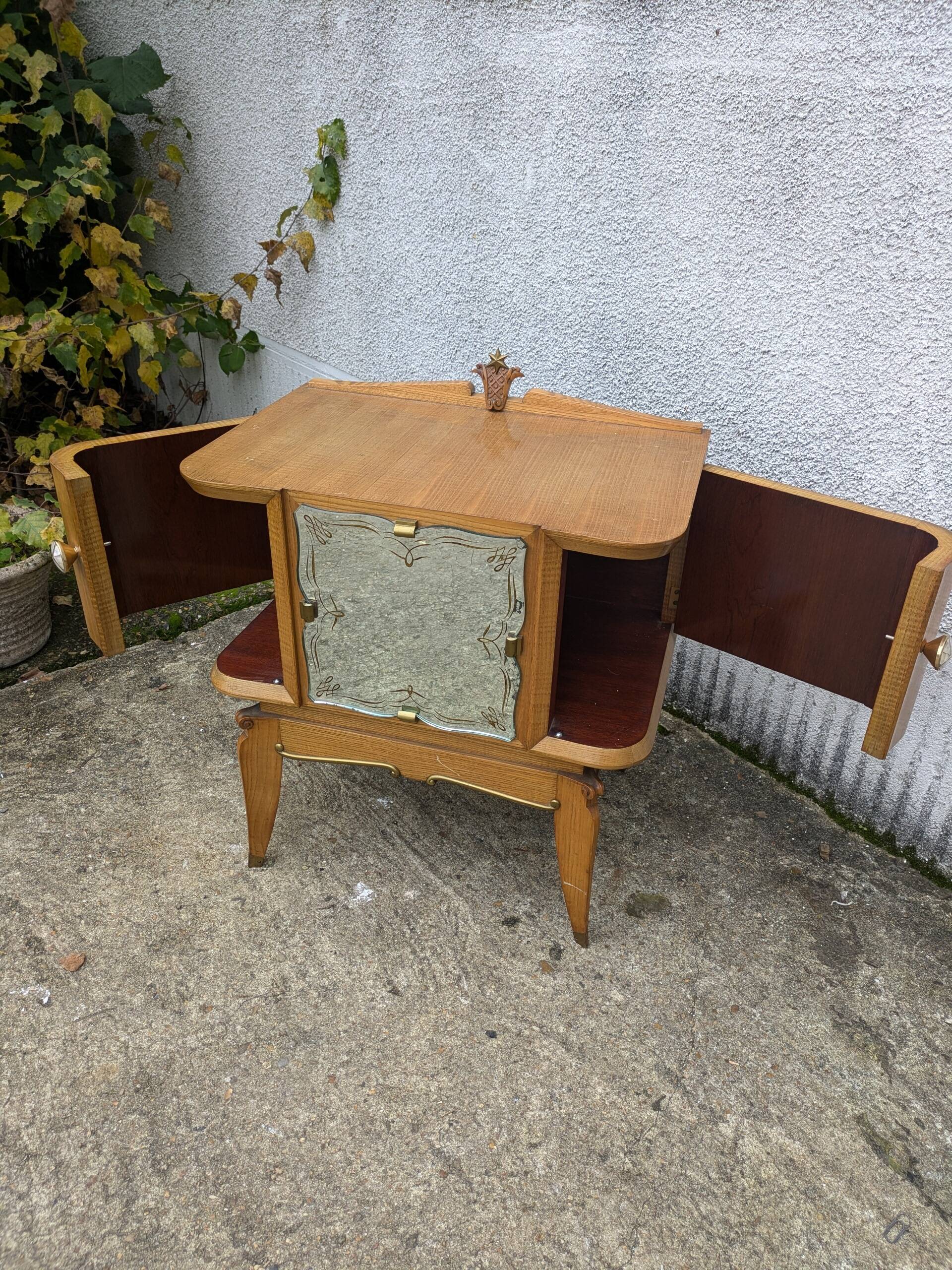 bedside table, vintage nightstand