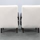 1940s Art Deco armchairs by Jindřich Halabala, beech wood upholstered