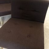 Brown armchairs