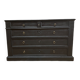 Commode empire noire velours