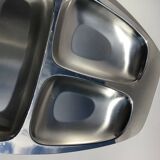 Plat Alessi inox compartimenté