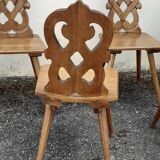 Set of 4 Alsatian chairs.