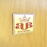Rare buffet vintage en palissandre par Leo Bub pour Wertmöbel.