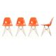 Orange Eiffel Base Chair By Charles And Ray Eames For Herman Miller, 1960s