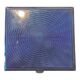 Art deco cigarette case, silver and vermeil and blue enamel
