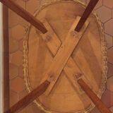 Vintage rattan plant holder