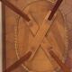 Vintage rattan plant stand