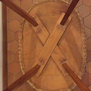 Vintage rattan plant stand