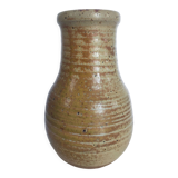 Signed stoneware vase