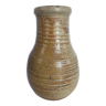 Signed stoneware vase