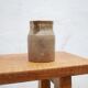Vintage stoneware pitcher by the Digoin factory, France