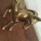 Animals brass gold metal