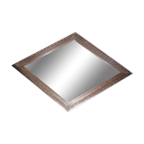 Miroir losange mural en bois années 30-40 50x34cm