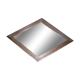 Wooden wall diamond mirror, 30s-40s 50x34cm