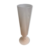 Powder pink opaline vase 60s