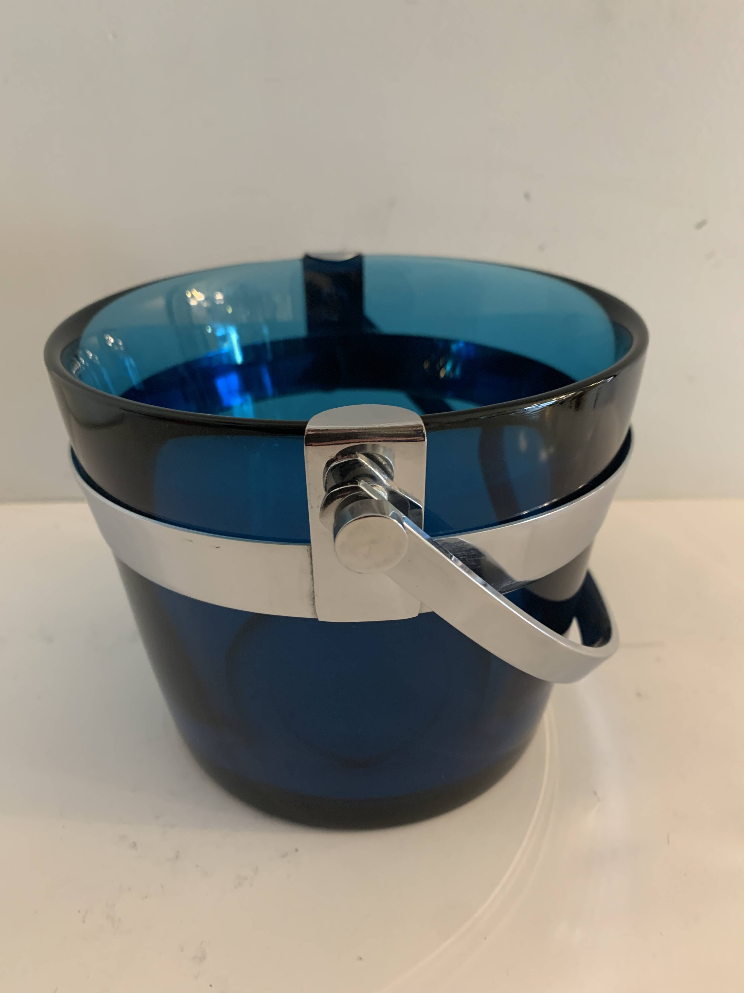 Scandinavian Fuga Orrefors ice bucket by Sven Palmquist, 1950