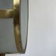 Vintage XL wall light, brass, copper and frosted glass, France, 1930.