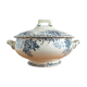 Porcelain soup pot iron earth H. Boulenger model Floréal