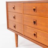 Commode basse par Erik Brouer pour Brouer Møbelfabrik (Danemark, 1960)