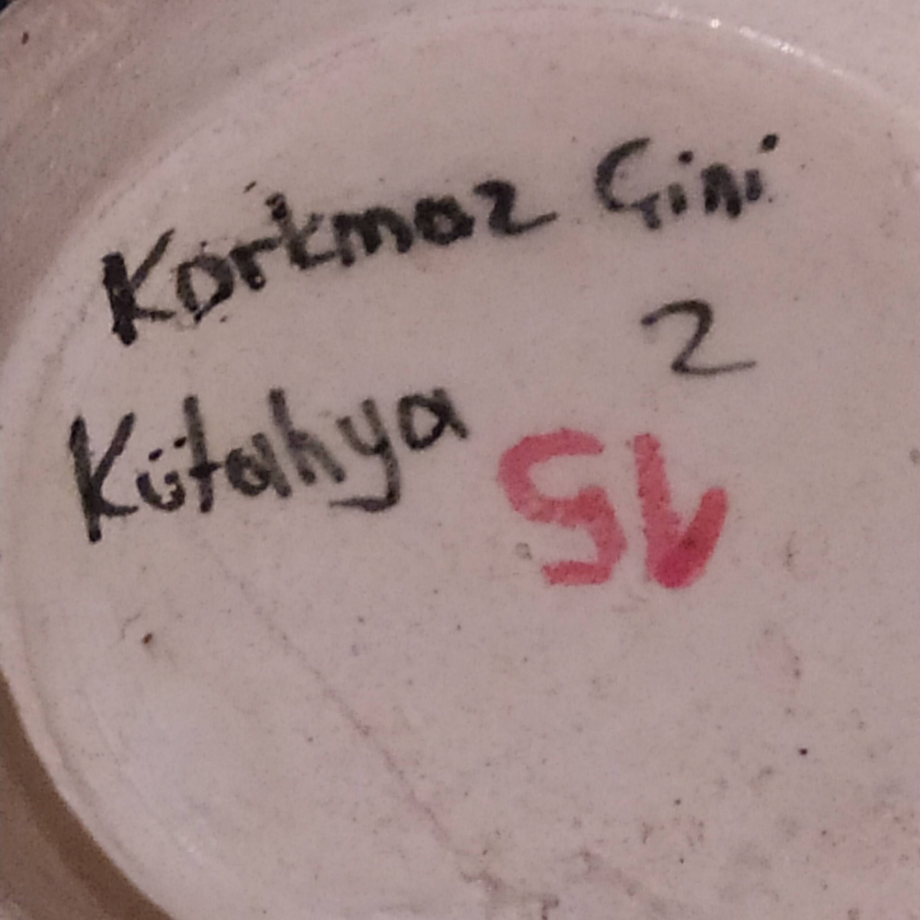 Kutaya Korkmaz çini Ceramic Vase