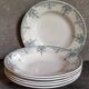 Six iron earth plates from Lunéville model LUGANO old old