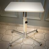 Side furniture with chrome wheels from the 60s