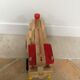 Truck solid wooden crane with lift arm