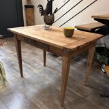Renovated solid farmhouse table