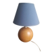 Wooden floor lamp