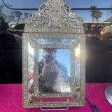 Napoleon III gilded pareclose mirror
