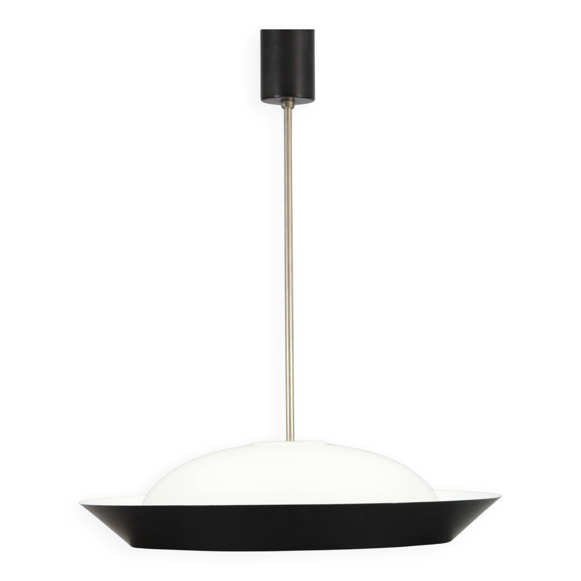 1950s Josef Hurka UFO pendant light for Napako, Czechoslovakia