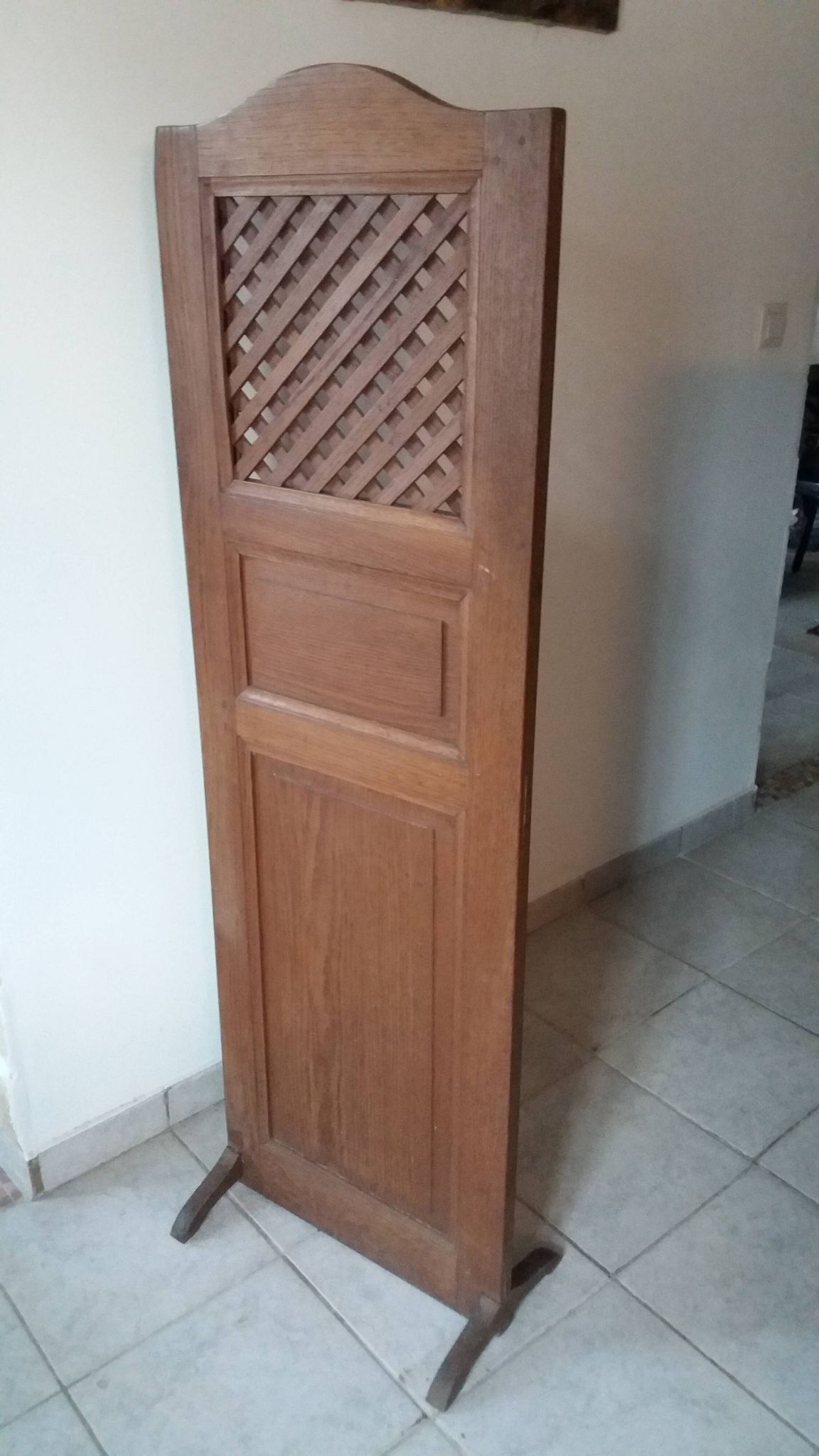 Solid oak screen